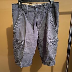 Macys blue cargo shorts size 32